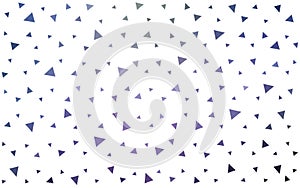 Light Pink, Blue vector  shining triangular background.