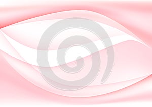 Light Pink Curves for Abstract Background
