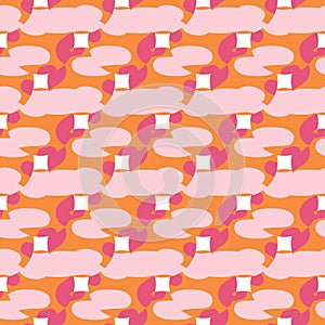 Light Pink pattern with magic elements. Abstract illustration with gothic gradient shapes