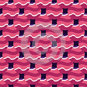 Light Pink pattern with magic elements. Abstract illustration with gothic gradient shapes