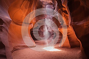Light pole in Antylope Canyon