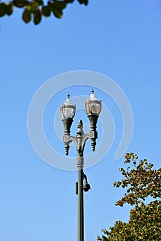 Light pole and fixtures photo