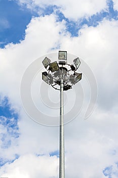 Light pole tower