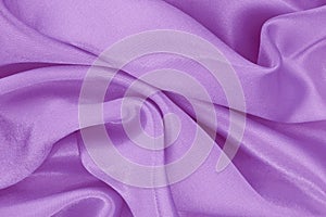 Light purple fabric texture background, detail of silk or linen pattern