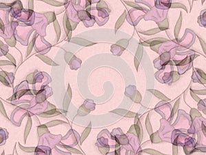 Light Purple Floral Patterns