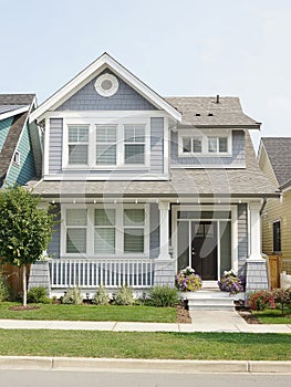 Light Purple Home House Exterior Details Canada