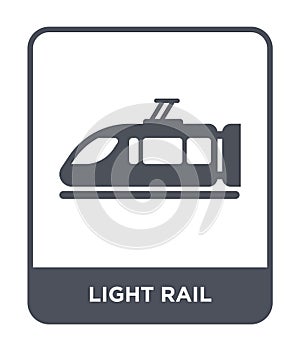 light rail icon in trendy design style. light rail icon isolated on white background. light rail vector icon simple and modern