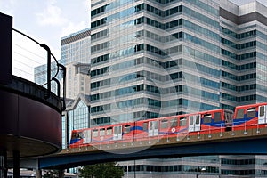 Light railway through city