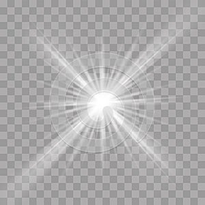 Light rays flash radiance effect vector star ray photo