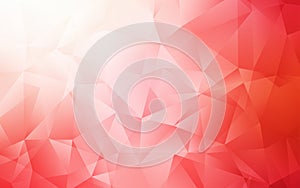 Light Red vector abstract mosaic background