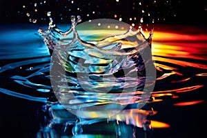 light refraction through water capture the abstract patterns and