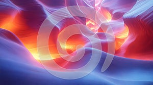 light and rocks in Antelope Canyon