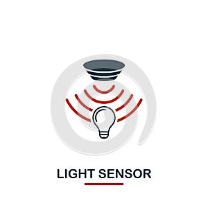 Light Sensor icon from sensors icons collection. Creative two colors design symbol light sensor icon. Web design, apps