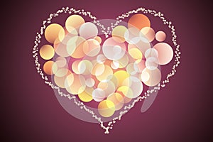 Light and shadow Heart