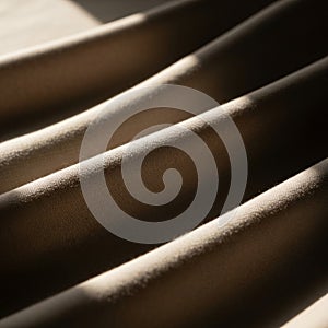 Of light and shadow highlights the fabric s texture adding depth