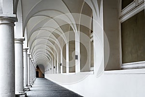 Arcades in the Stallhof in Dresden