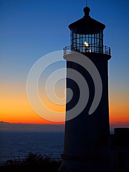 Light Shining in the North Head Lighthouse
