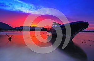 Light Ship Of Sunset