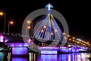 Light Show at Song Han Bridge