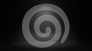 Dark Studio Background with Soft Spotlight Effect Keywords: studio, background, spotlight, light