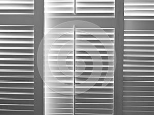 Light through shutters photo