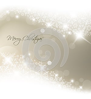 Light silver abstract Christmas background