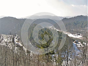 Light Snow over North Fork New River