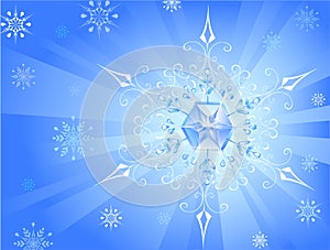 Light snowflake