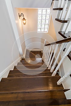 Light and spacious stairwell