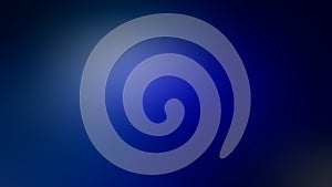 Light spot on blue gradient abstract blurred background