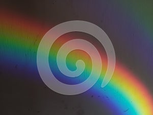 Light sprectrum  - spectrum image of light on the wall photo