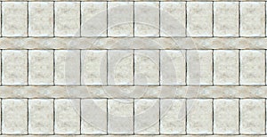 Light stone pattern solid weathered horizontal row of vertical blocks background weathered