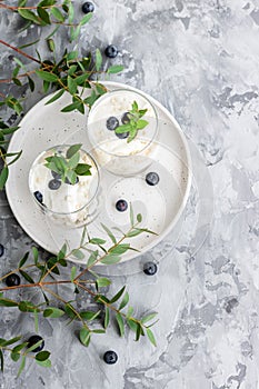 Light summer dessert made from whipped cream, meringues and fresh berries. Eaton mass