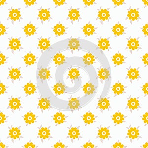 Light summer seamless pattern. Fond white