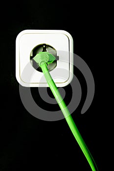 Light switch as green energy concept