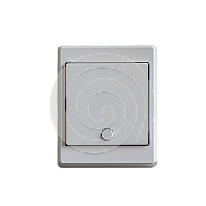 Light switch isolated on transparent background