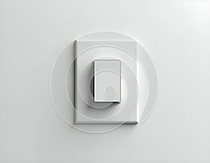 Light Switch Isolated on White Background