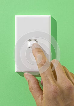 Light Switch On Off Hand