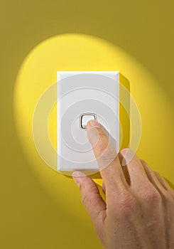 Light Switch On Off Hand