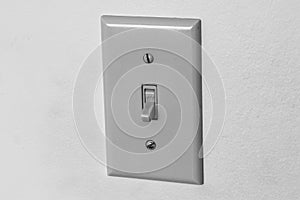 Light switch in the Off position