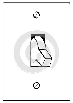 Light switch outline