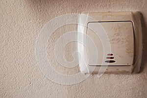 Light switch with red LED`s