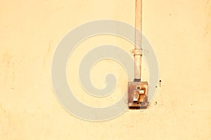 Light switch on the wall, version 1