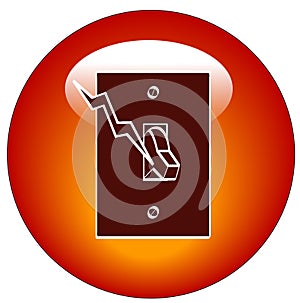 Light switch web icon