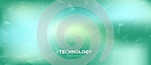 Light Technology Business. Data Tech. Cyan Dots