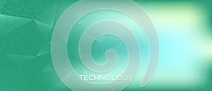 Light Technology Elements. Data Flow. Teal Grid