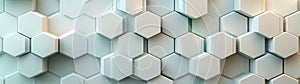 Light Textured Hexagonal Pattern Background for Modern Design Projects