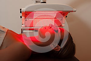 Light therapy session