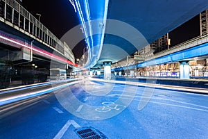 Light traces on traffic junctions