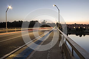 Light Tracks on the Bridge